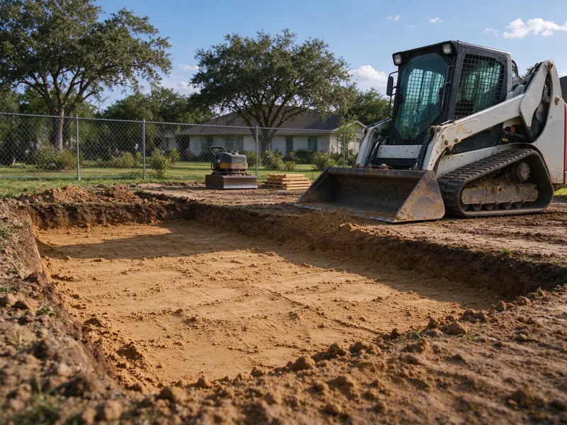 Thin backfill lift detail in Frisco, Texas